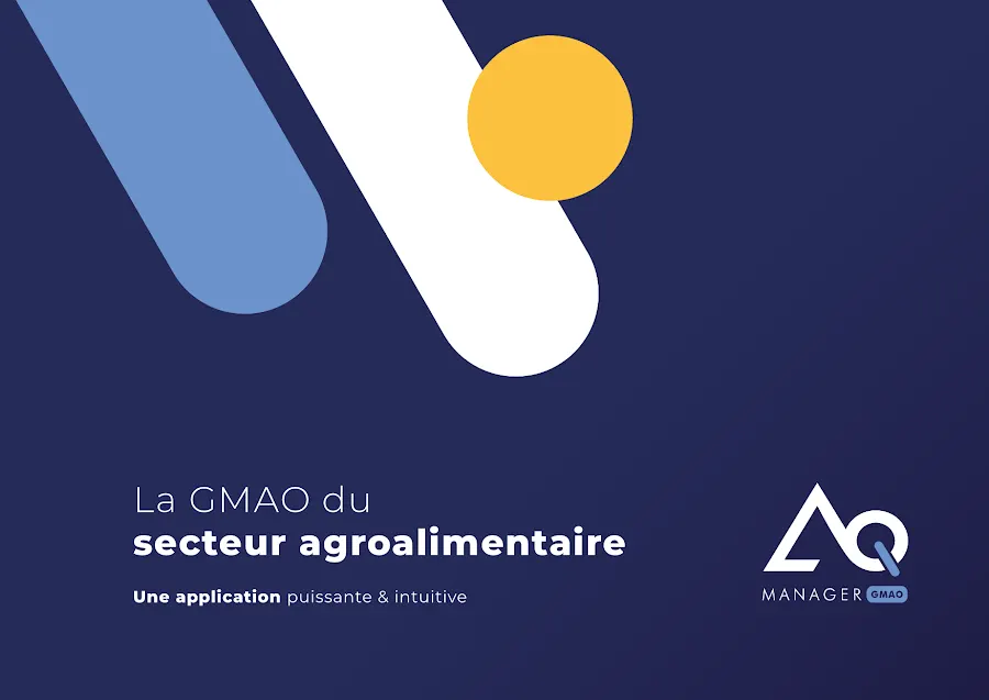 Couverture de la brochure GMAO pour le secteur agroalimentaire