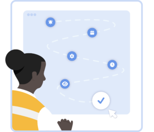 Audit Trail Traçabilité maintenance GMAO Technicienne utilisant une GMAO pour assurer la traçabilité des interventions de maintenance